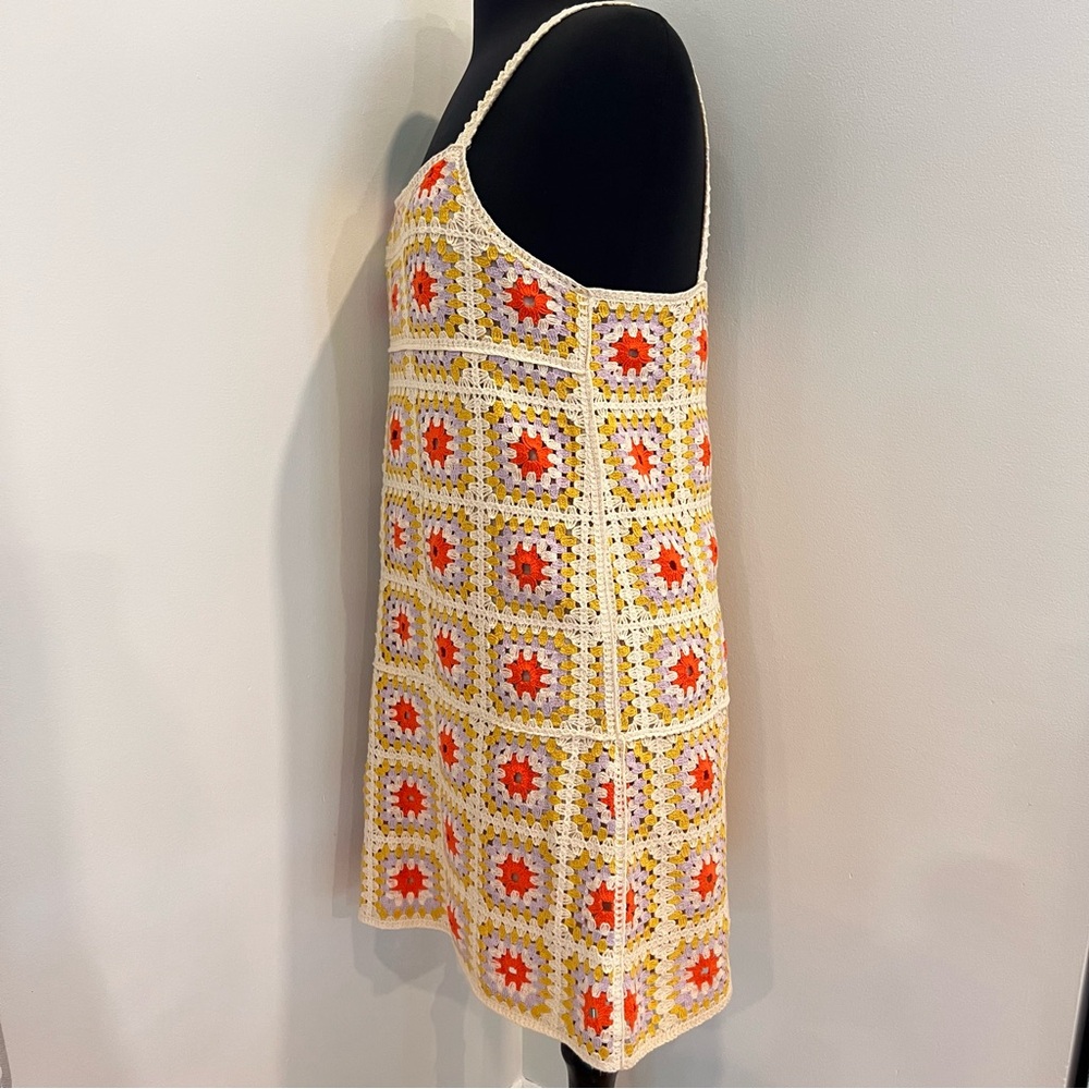 By Together granny square crochet mini dress - Picture 6 of 10